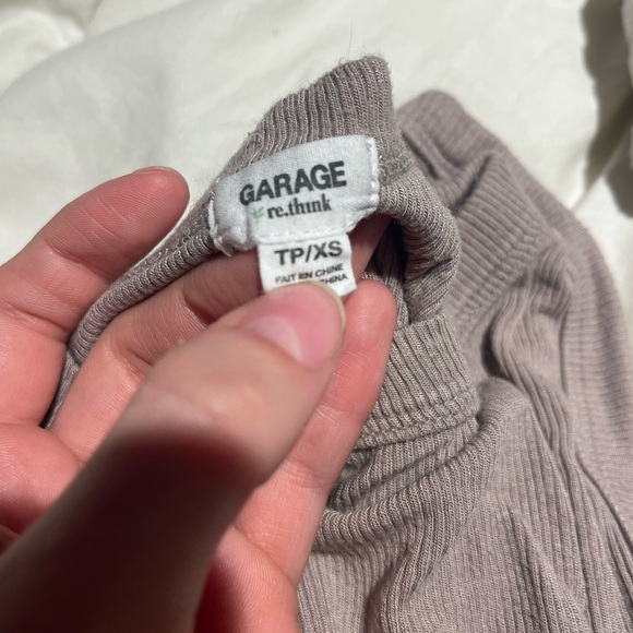 Garage ribbed cropped tank size xs - Picture 3 of 3